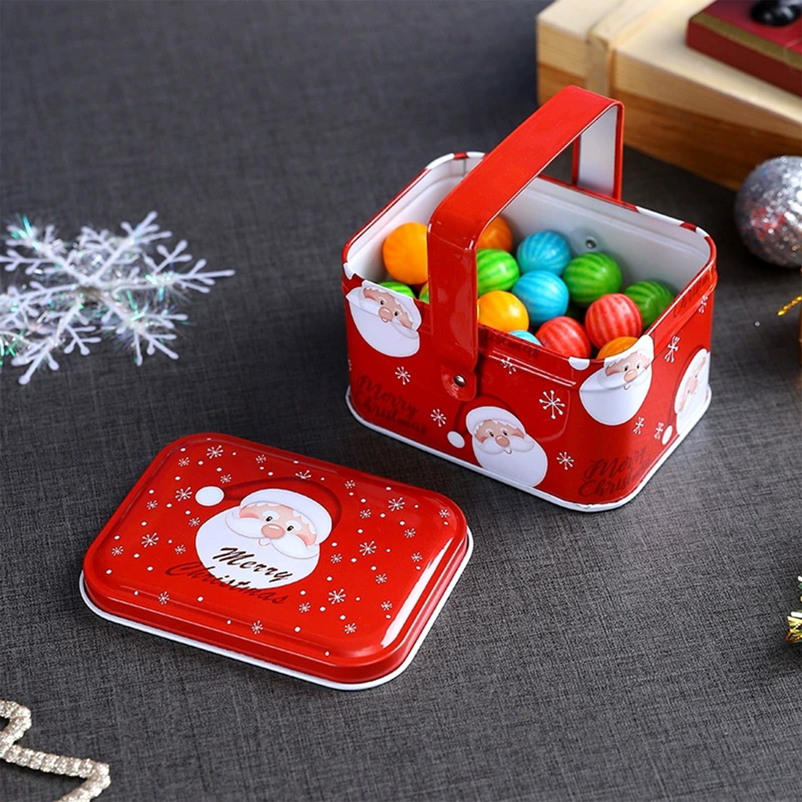 Tin Container Lid - Caixas de metal para biscoitos de