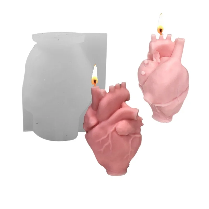 Diy coração humano moldes de v - Candle Making Kits avaliação e preço