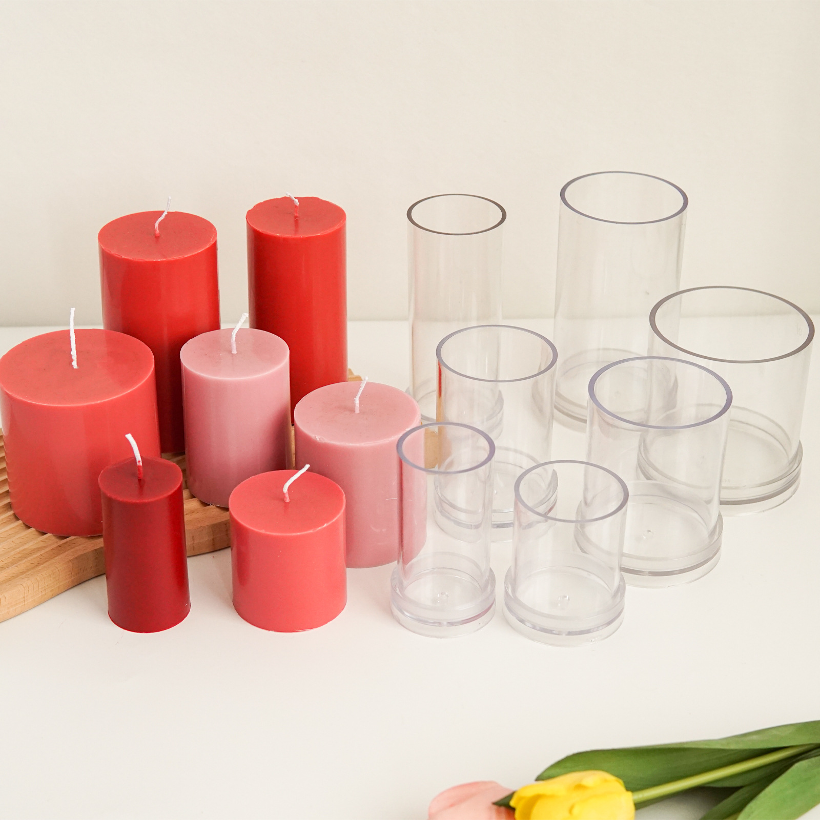 Vários moldes de vela cilíndri - Candle Making Kits avaliação e preço